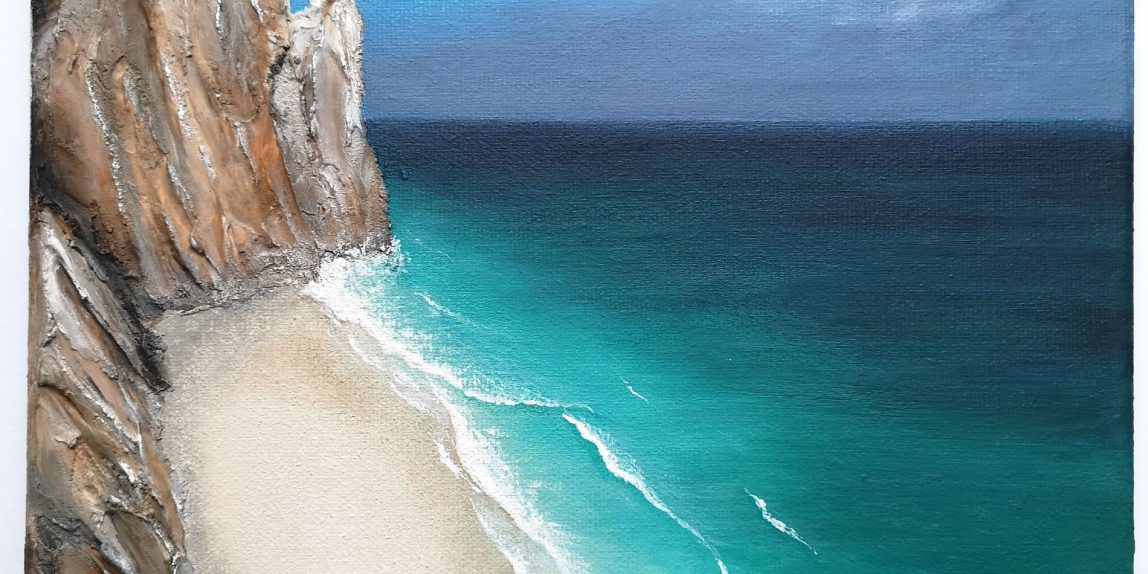 Beach beauty malgorzata targonka paintings
