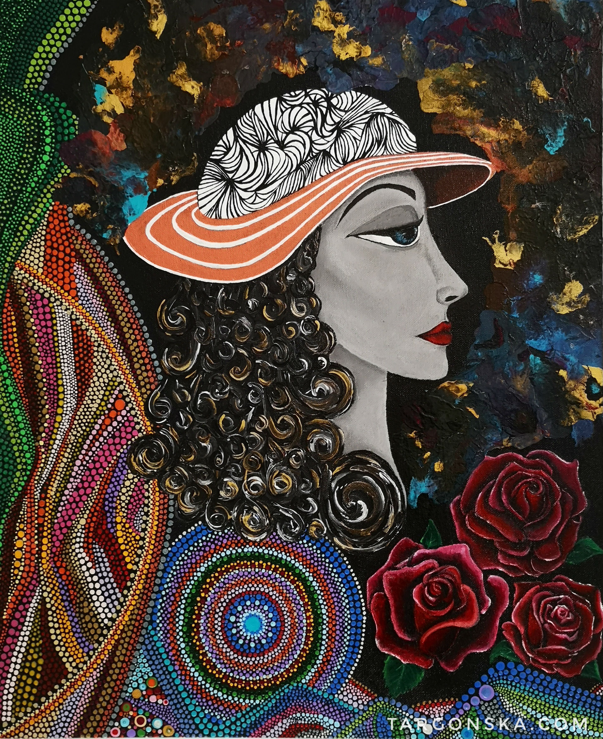 Targonska lady in a hat